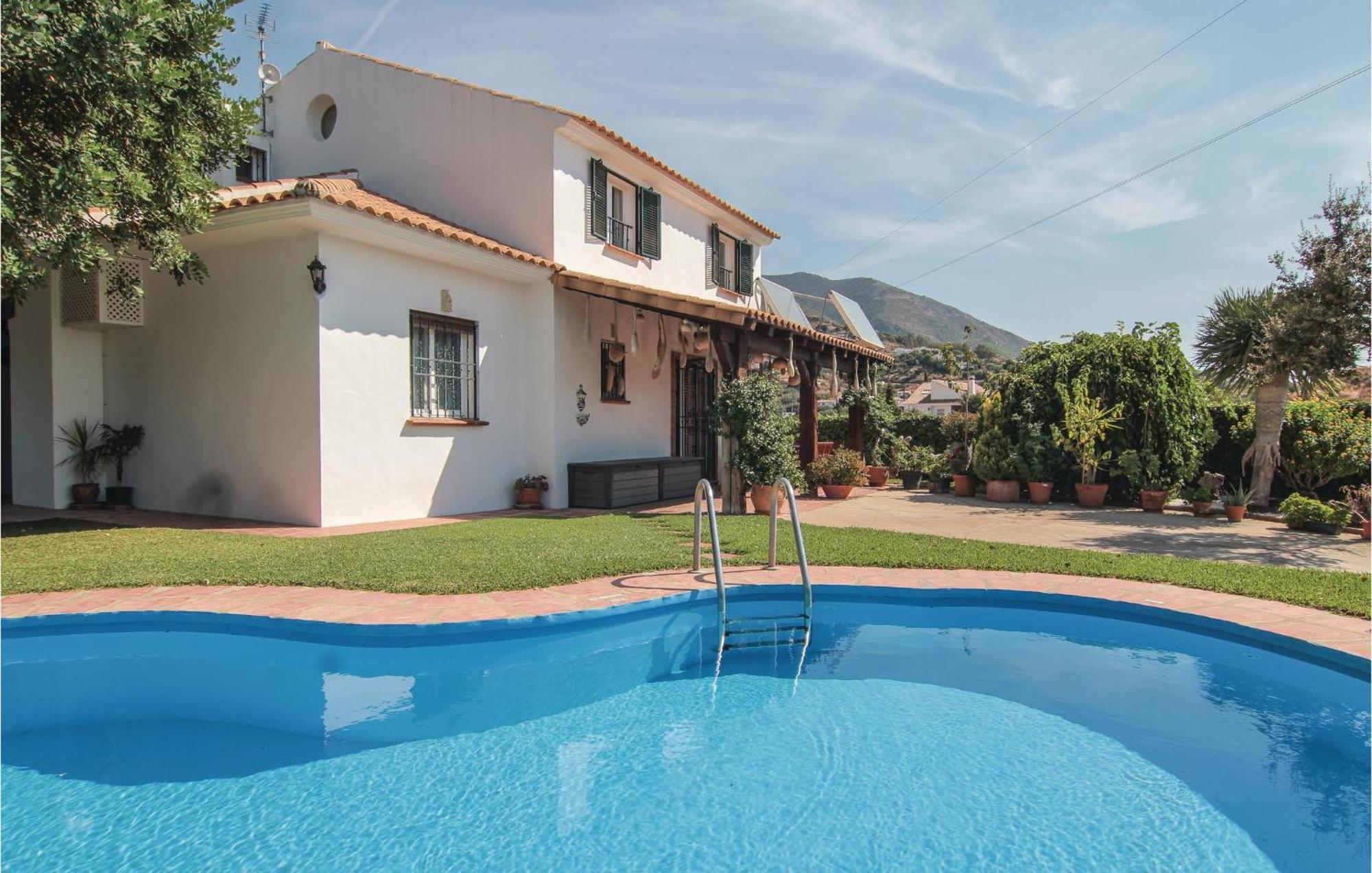 Awesome Home In Mijas With House Sea View Екстериор снимка
